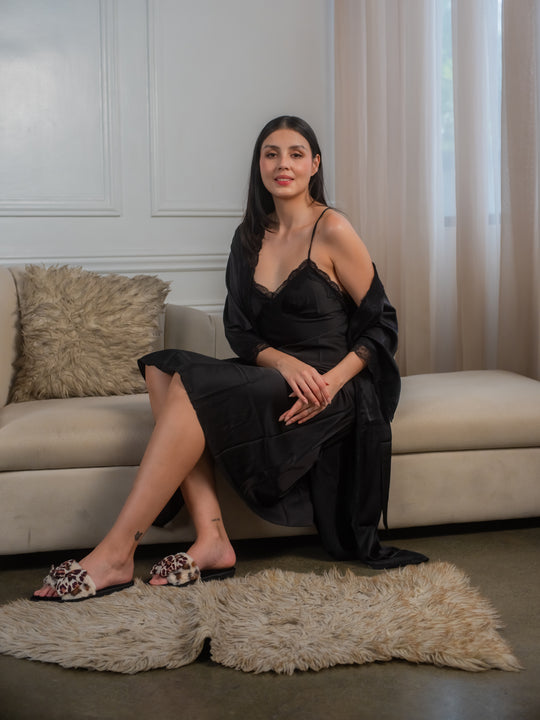 Feminism Serenity Silk Robe Set