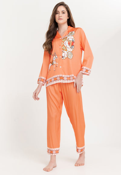 Beatrix silk Longsleeve Pajama Set
