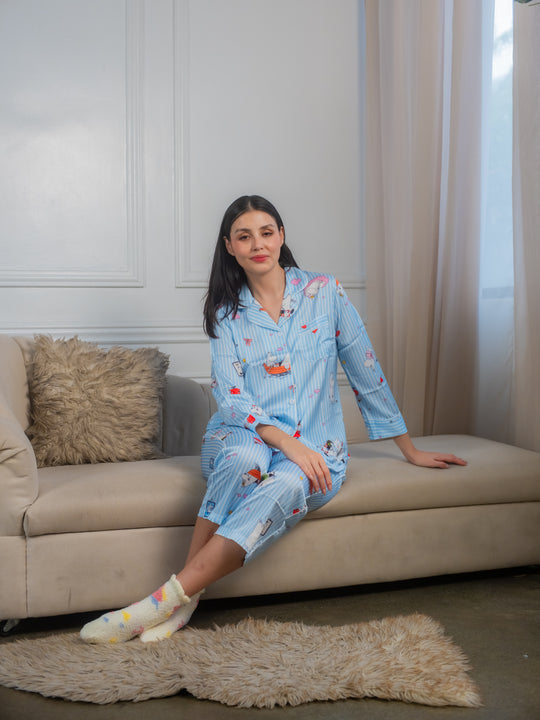 Feminism Women’s Marjorie Silk Longsleeve Pajama Set