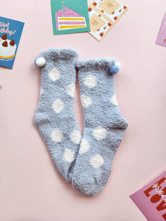 #8280 Polka sleep socks