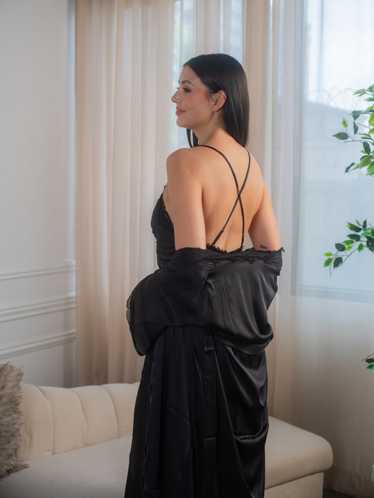 Feminism Serenity Silk Robe Set