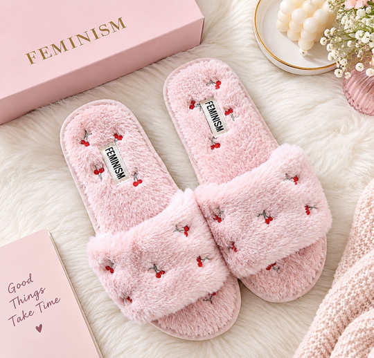 Cherry Bedroom slippers