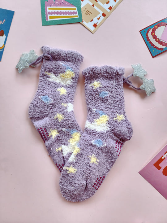 #8286 Star sleep socks