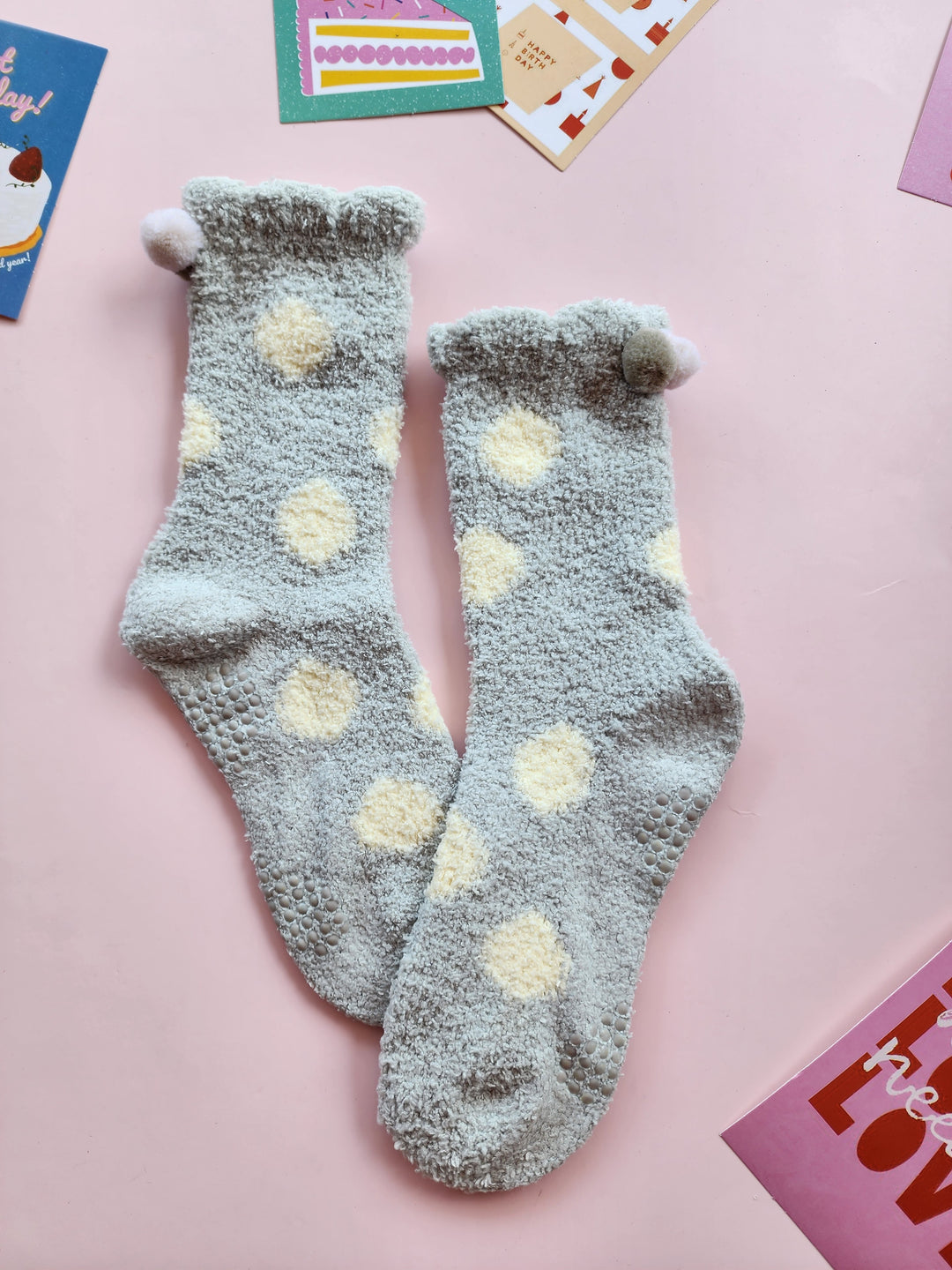 #8280 Polka sleep socks