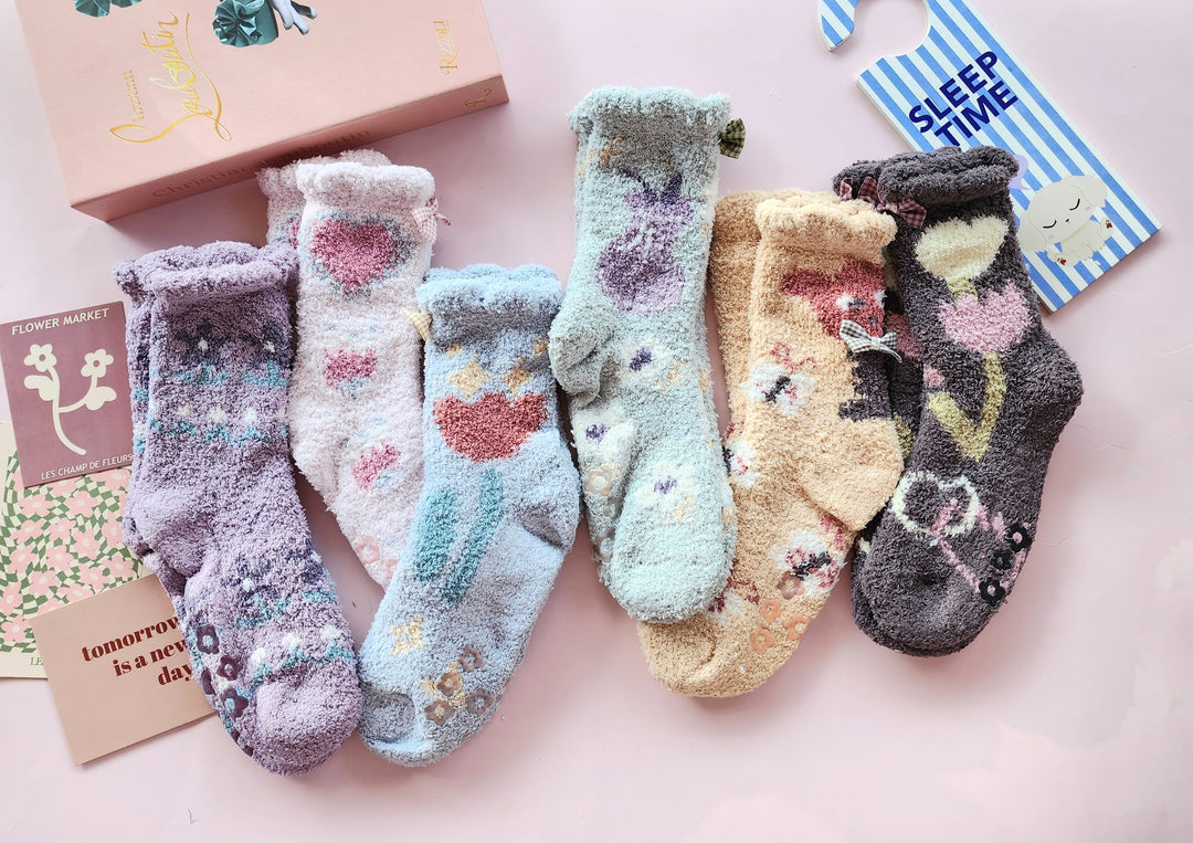 #8119 Ribbon sleepsocks