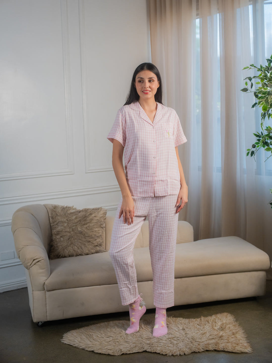 Lotus Cotton Shortsleeve Pajama Set