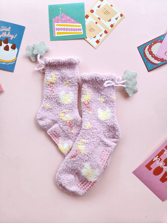#8286 Star sleep socks
