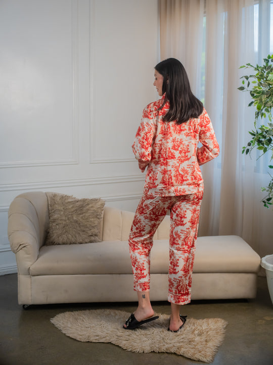 Feminism Women’s Rosea Silk Longsleeve Pajama Set