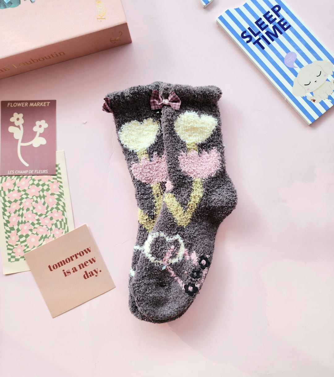#8119 Ribbon sleepsocks