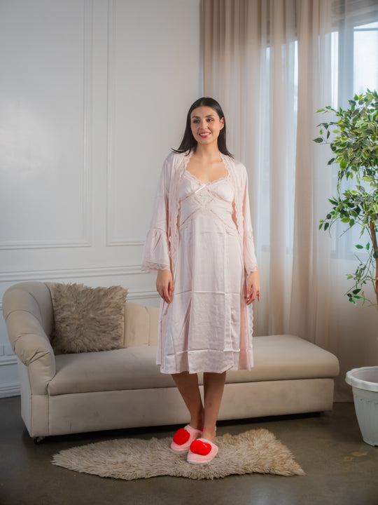Feminism Yassi Silk Robe Set