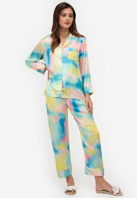 Miley Silk Longsleeve Pajama set