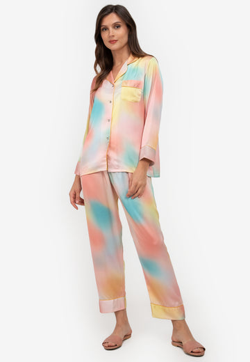 Miley Silk Longsleeve Pajama set