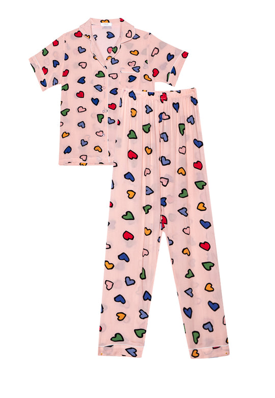 kid's pajama set outstretched