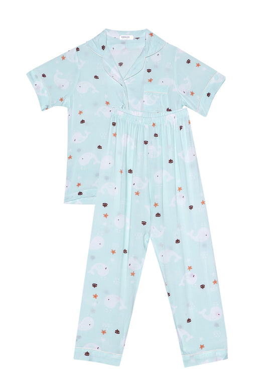 kid's pajama set outstretched