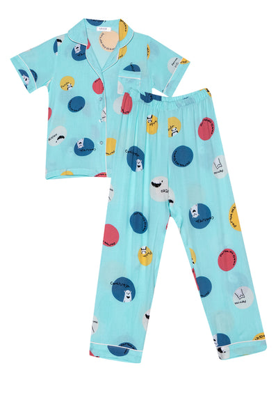 kid's pajama set outstretched
