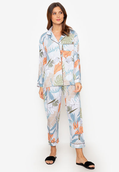 Naomi Cotton Longsleeve Pajama Set