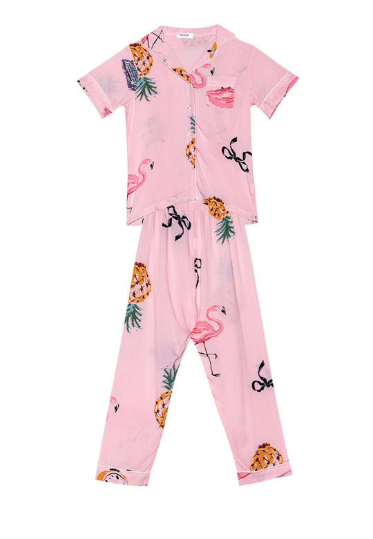 kid's pajama set outstretched