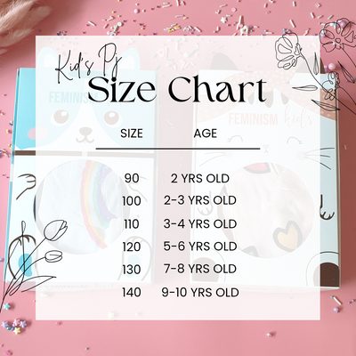 Size chart by age