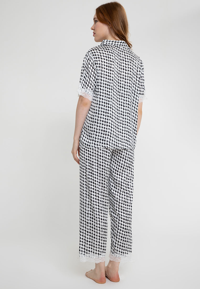 Brooke Silk Shortsleeve Pajama Set