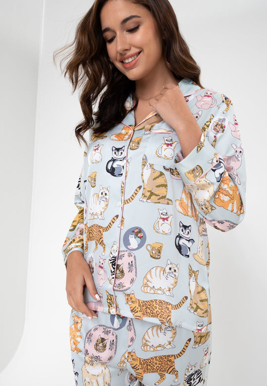 Ashley Silk Longsleeve PJ Set