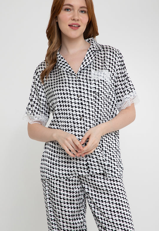 Brooke Silk Shortsleeve Pajama Set