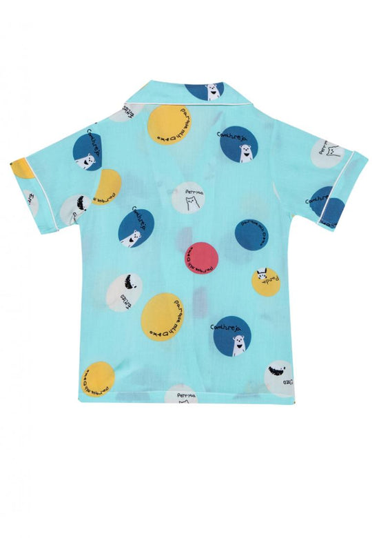 kid's sleepwear top reversed