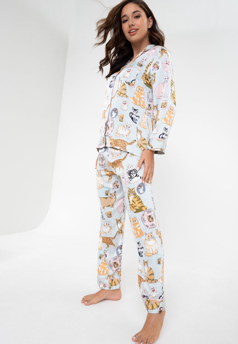 Ashley Silk Longsleeve PJ Set