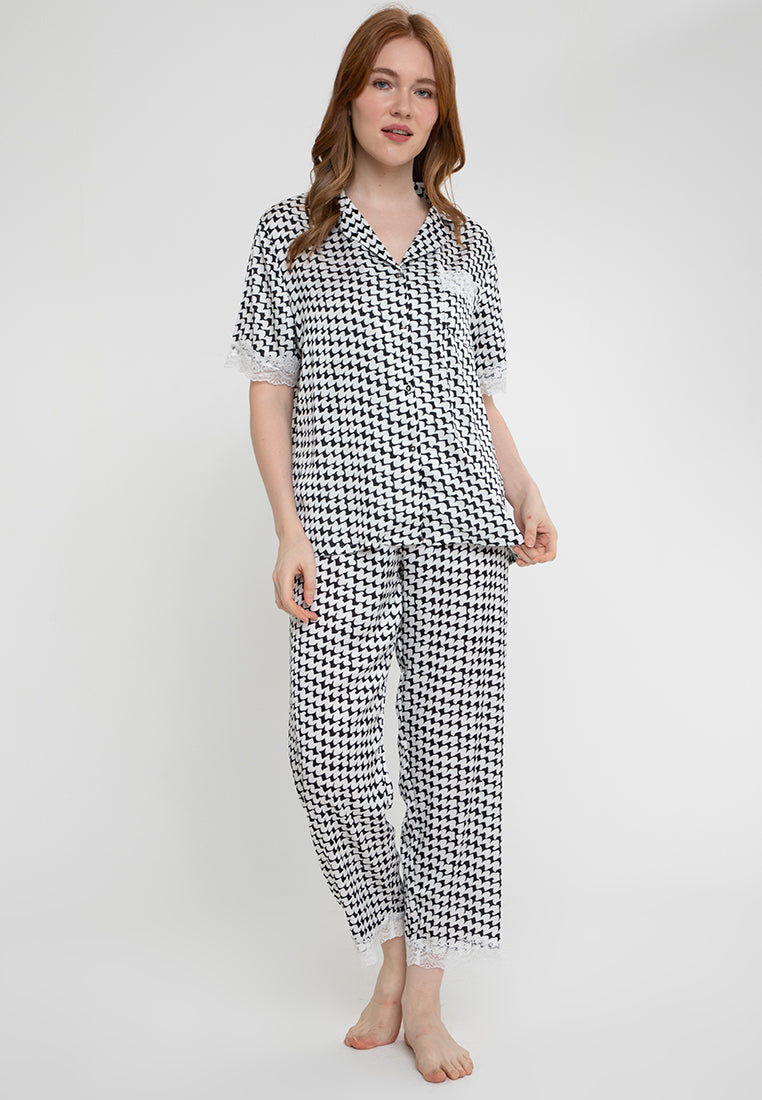 Brooke Silk Shortsleeve Pajama Set