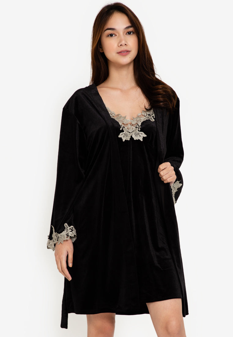 MISHA VELVET ROBE SET | Feminism
