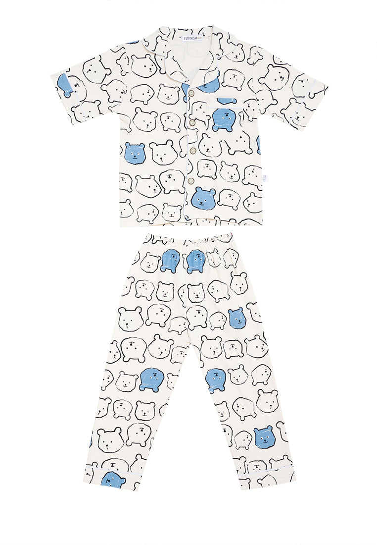 Blue Bear Pajama set