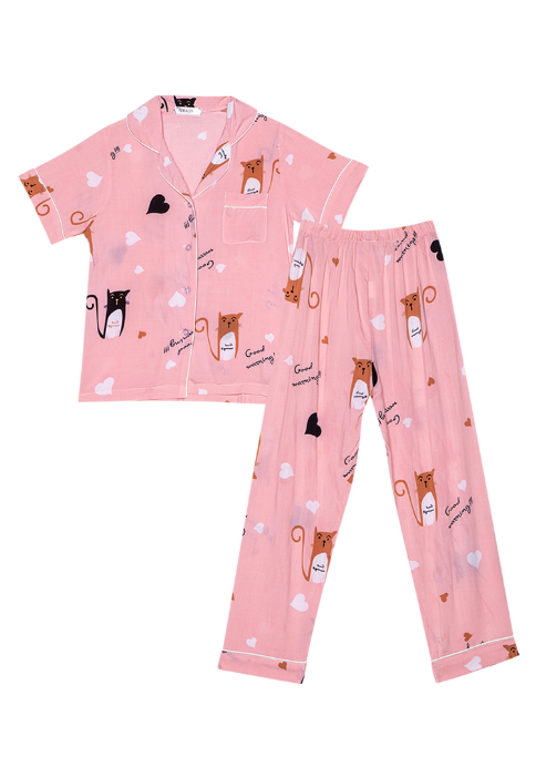 kid's pajama set outstretched